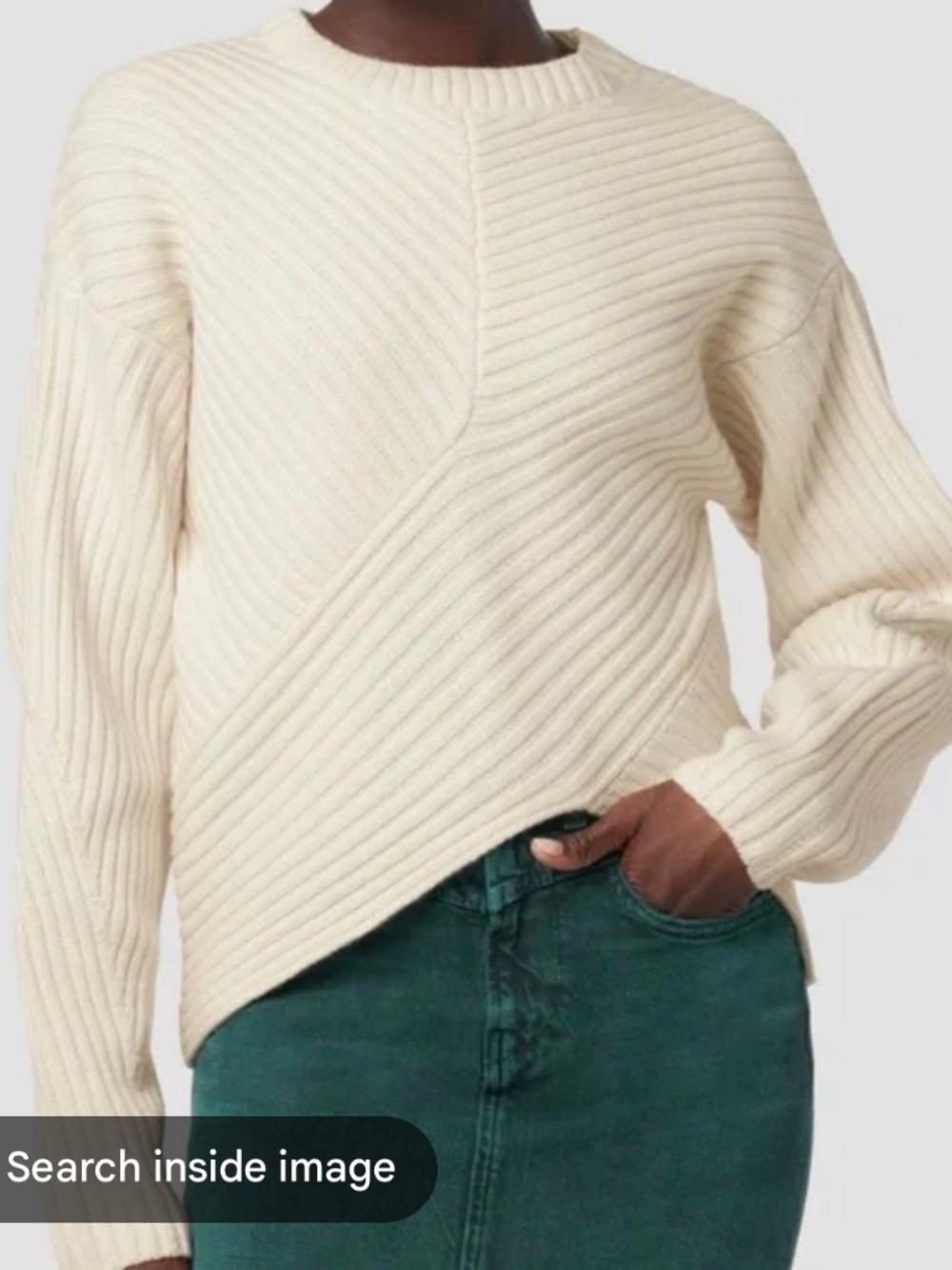 Hudson Front Wrap Wool Sweater Size S
